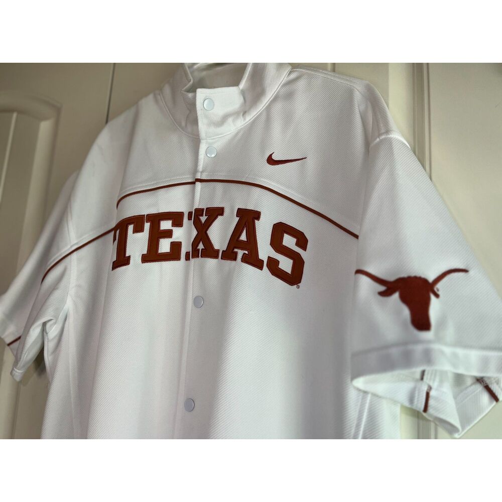 Vintage 2003 Texas Longhorns Final Four Nike Warm Up Jersey M | Y2K